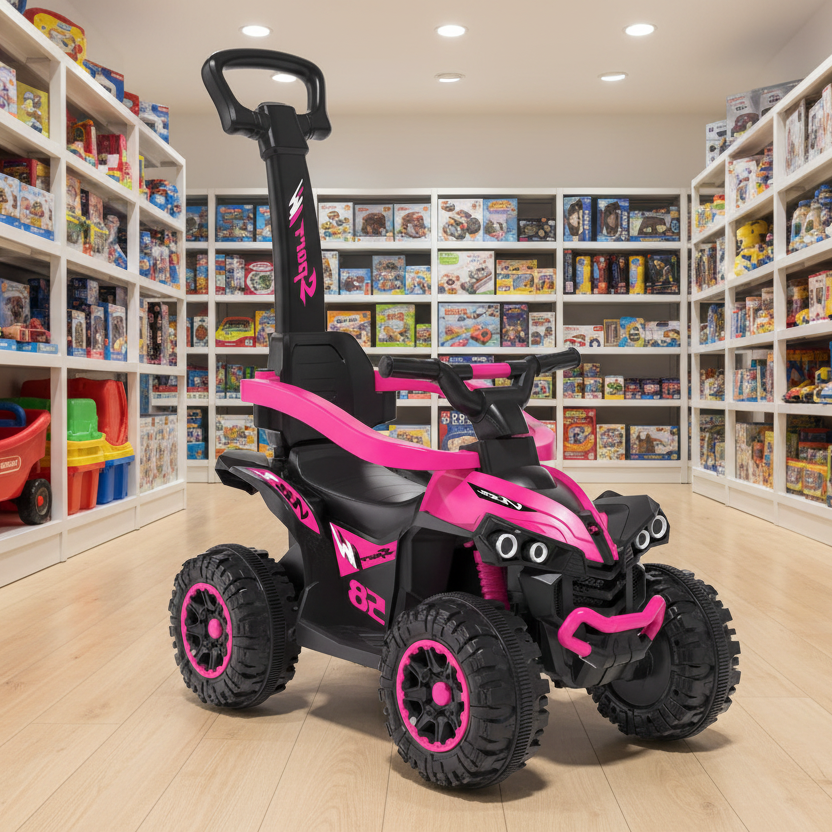 KIDS PUSH CAR WITH HANDLE