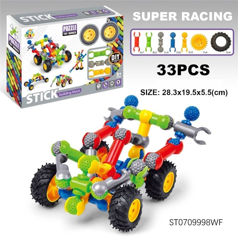 (SY8811) Diy Building Block, 33Pcs, W,Box F/P