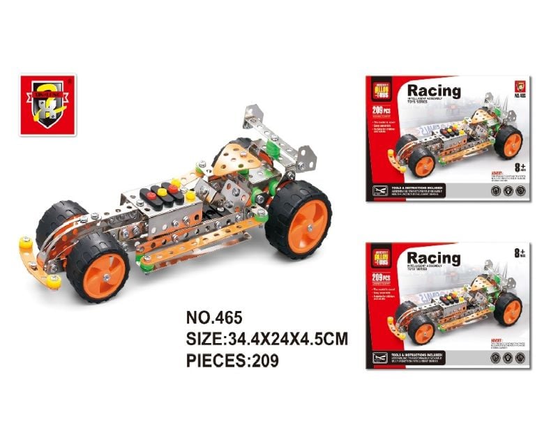 (465) Diy Block Racing Car P.Bx
