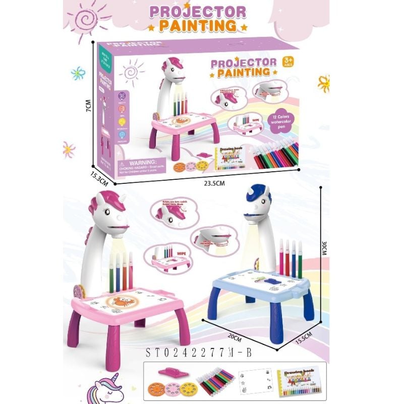 (2022-1) Projector Painting W/Light 2 Color Mix W