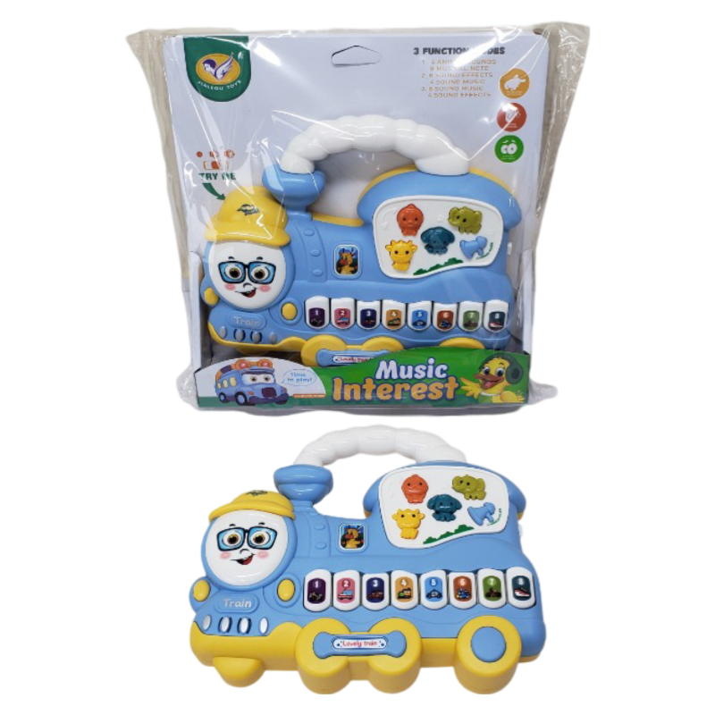 (855-112D) Musical Train with Buttons