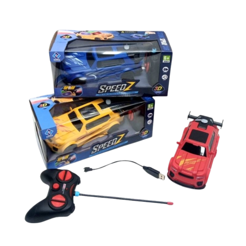 (DZ777-63) R/C Stunt Speed Racing Car with spray