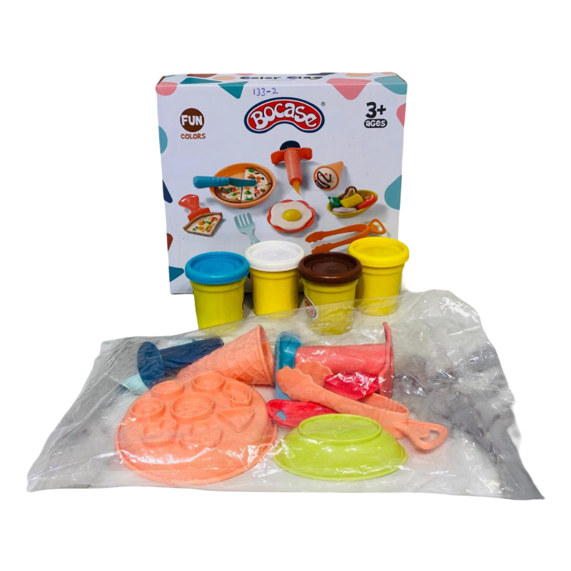 (133-2) Color Clay 4Pcs P.Bx