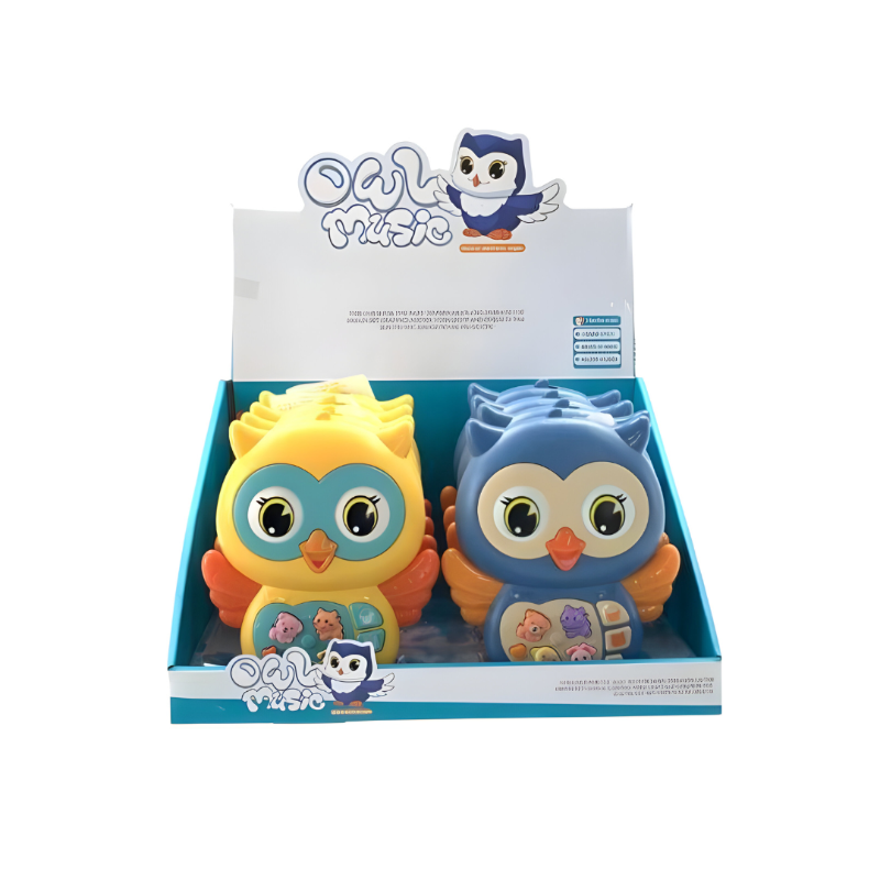 (855-102A) Owl Piano W/Music&Light W/Out2*Aa Batter