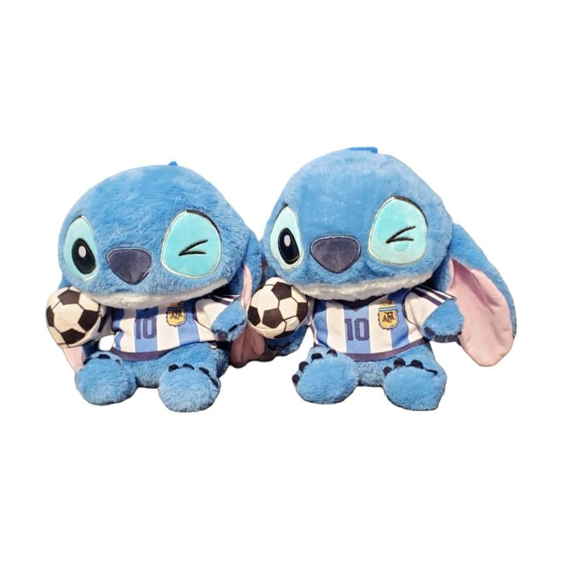 (StitchBall-25Cm) Stitch With Football Sitting 25Cm