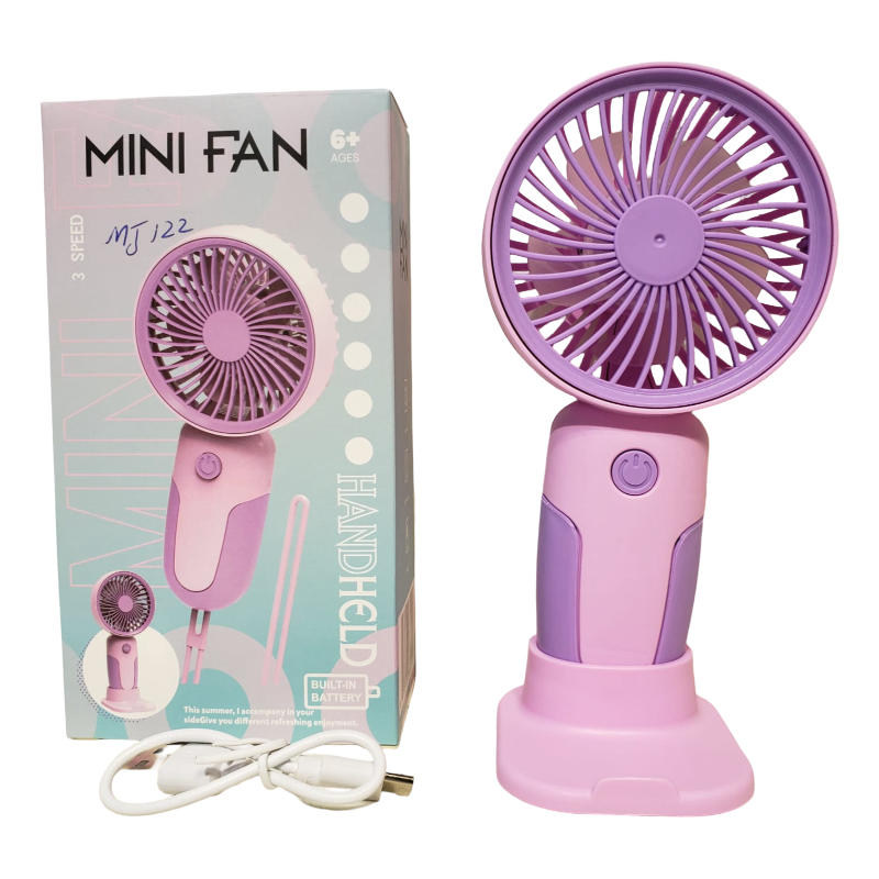 (MJ122) Rechargable Hand Fan D