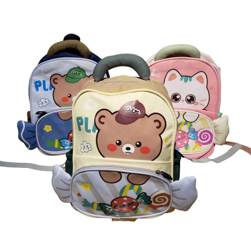 (St-413) Bag,Dacron,Mix 6 Clr,34*28*12Cm
