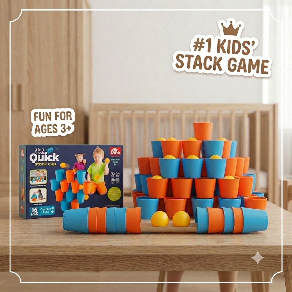 3 In 1 Quick Stack Cup Set Pb
