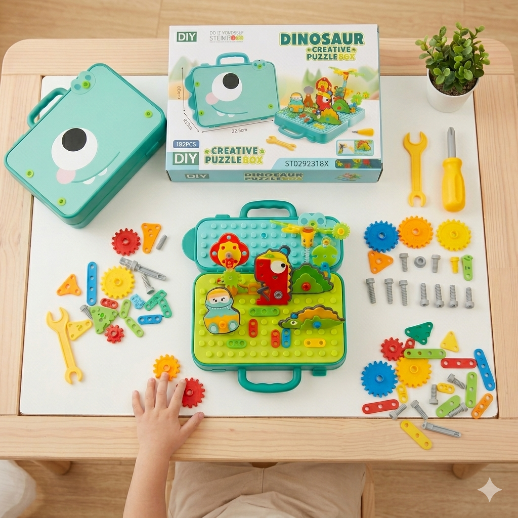 Dinosaur Creative Puzzle Box