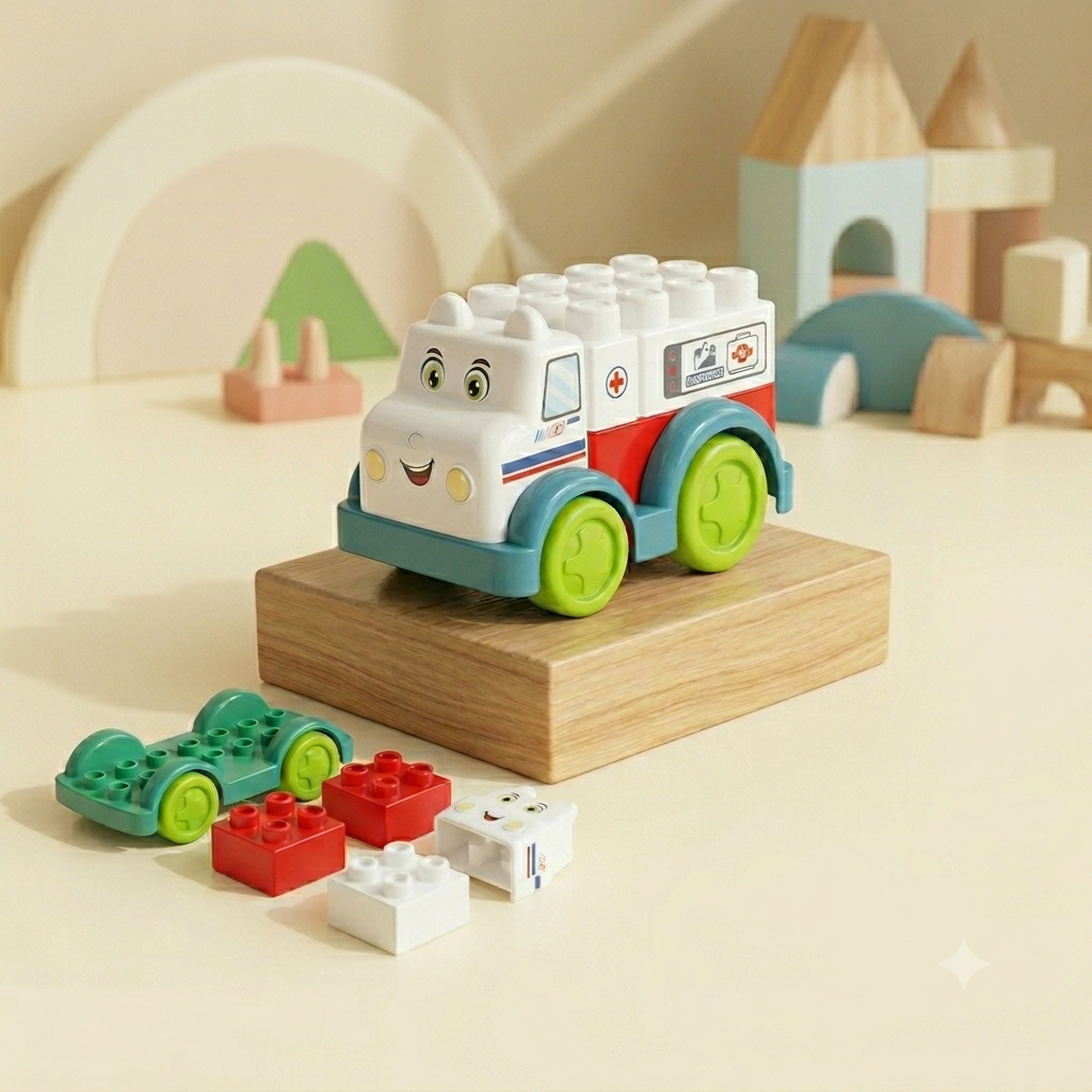 CUTE CAR BLOCKS TOYS