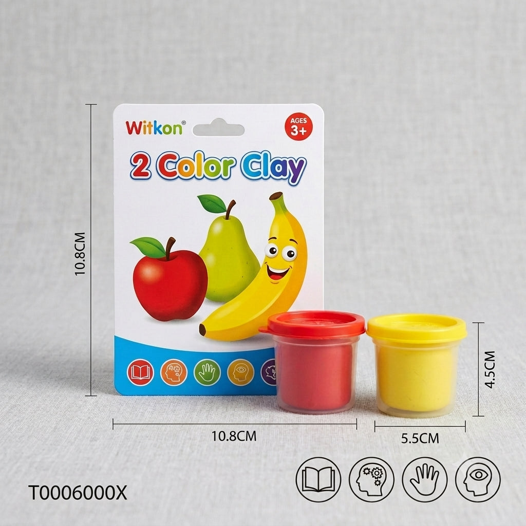 Color Dough,2 Colors Mix,