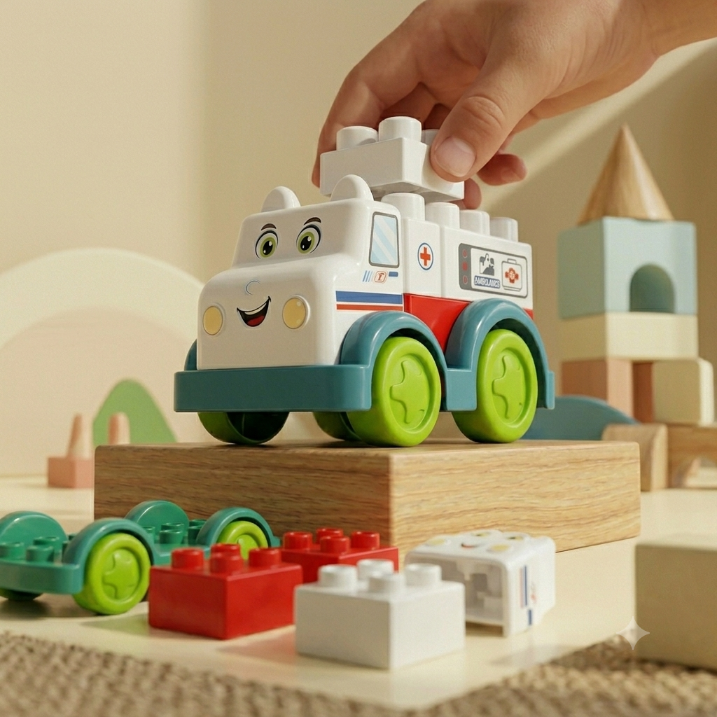 CUTE CAR BLOCKS TOYS