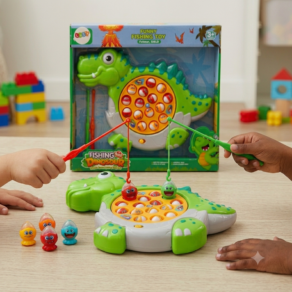 B/O Dinosaur Fishing Game with Music