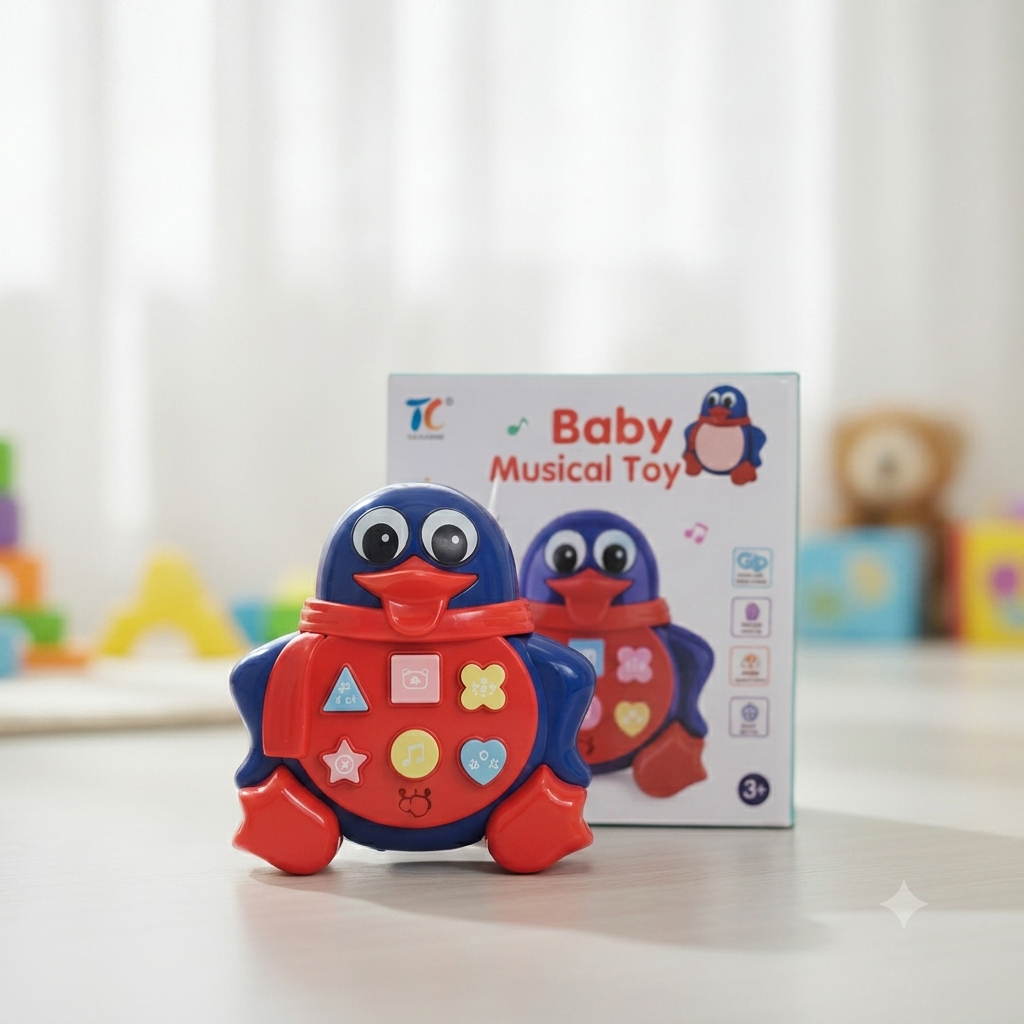 Penguin Press And Play Toy