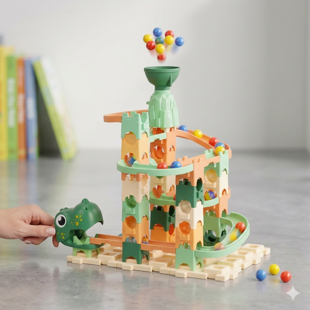 PUZZLE BLOCKS EJECTION BALL STEM