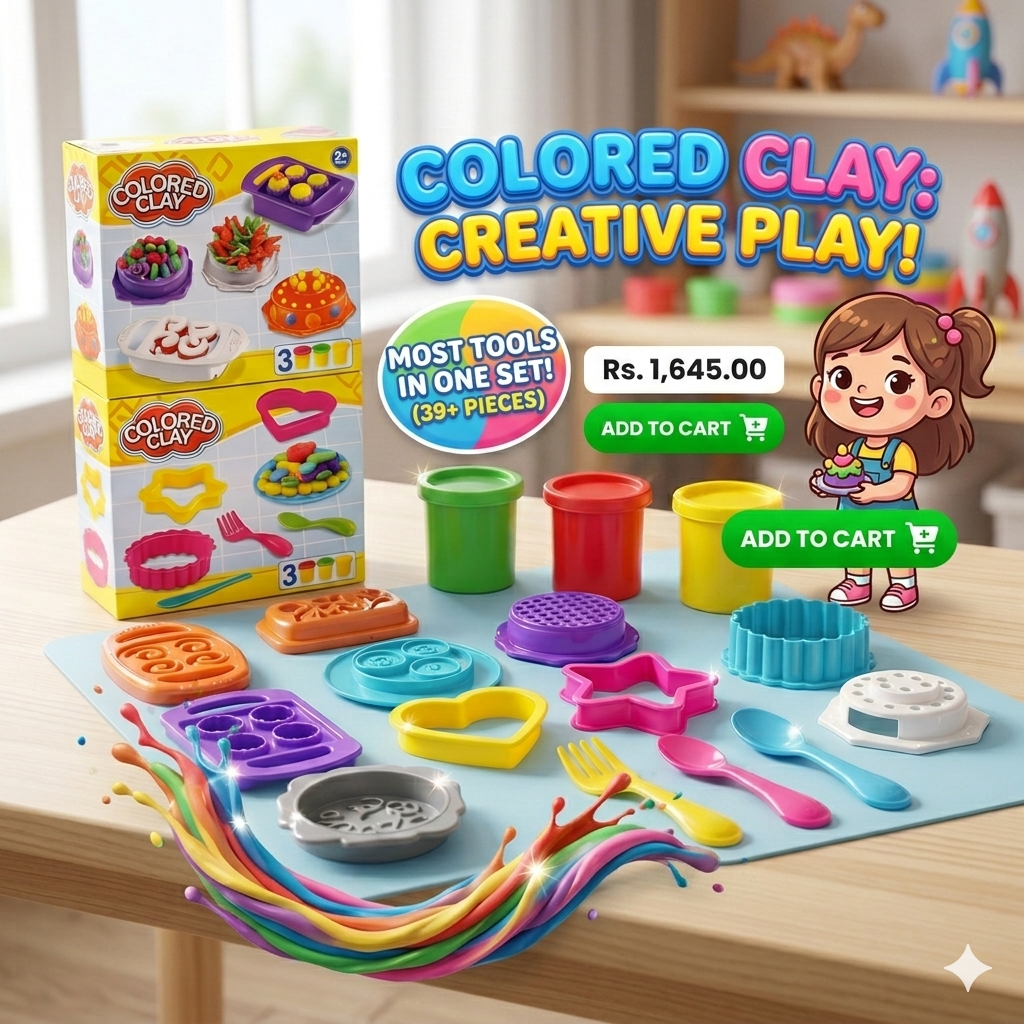 Coloured Clay Set Pb