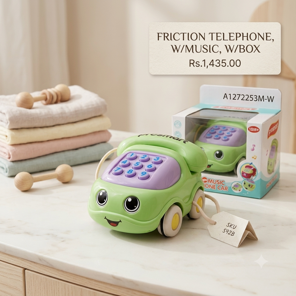Friction Telephone, W/Music,