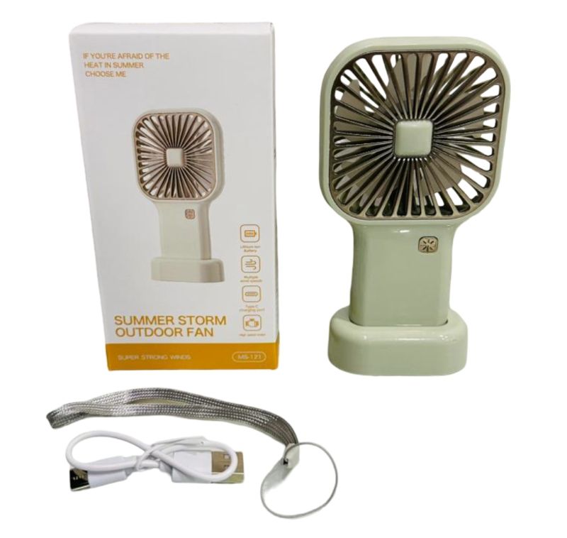 (MS-121) Mini Fan,Usb,Mix Clr,Clr Box