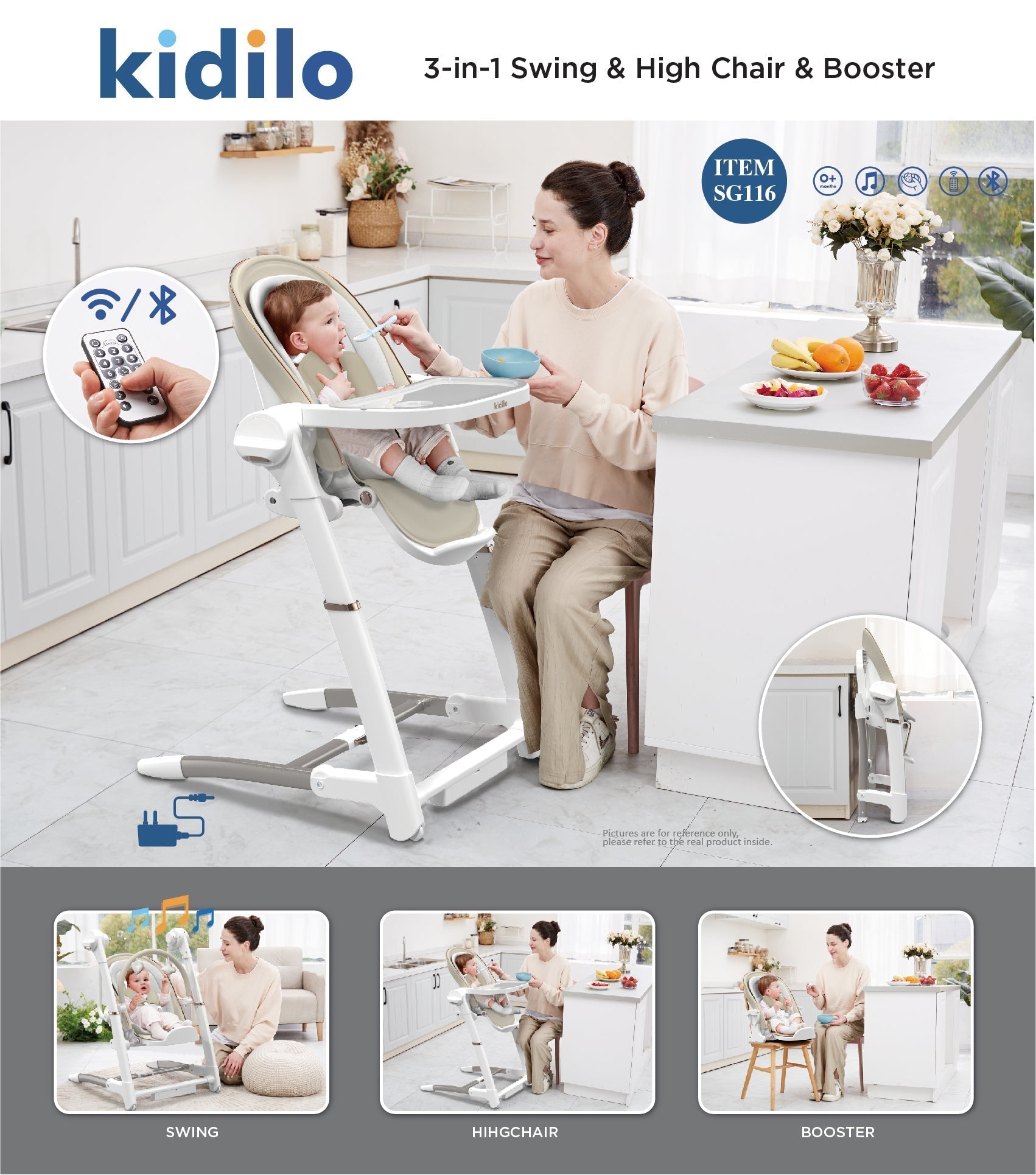 Baby feeding chair Kidilo