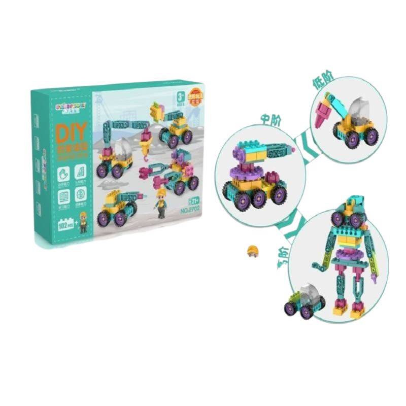 (2702) Creative Building Blocks - 102 Pcs