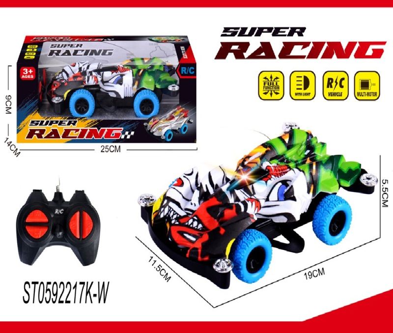 (666-81) 4 Way R/C Car Set W/Light W/Out5*Aa W