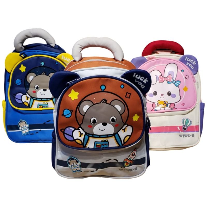 (St-414) Bag,Dacron,Mix 6 Clr,34*28*12Cm