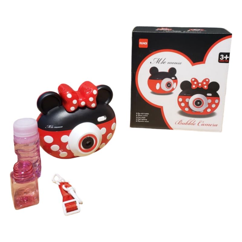 (RS-901C) B/O Bubble Camera W/Light & Music, W/Out 3*Aa, P.Bx