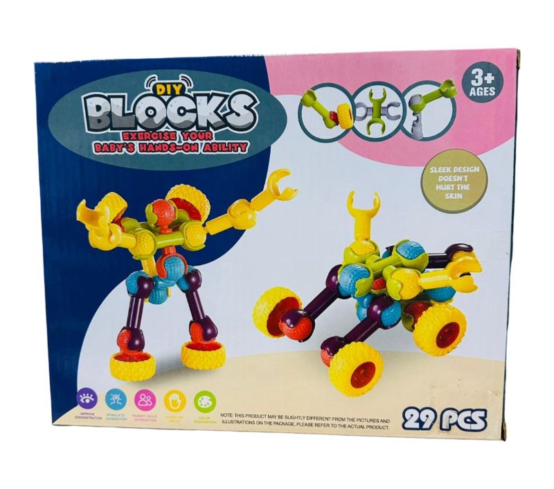 (628-13A) 29Pcs Block Set P,Box