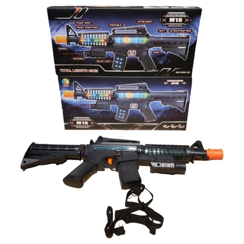 (998-02) B/O Gun,W/Sound Light.W/Out Laser P.Bxw/O 3Aa