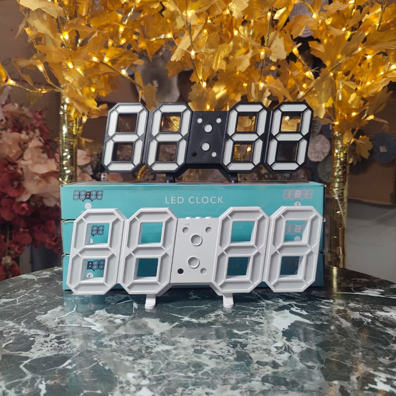 (0733) Electric Clock,Clr Box,Usb Charging,Mix Clr,Rgb