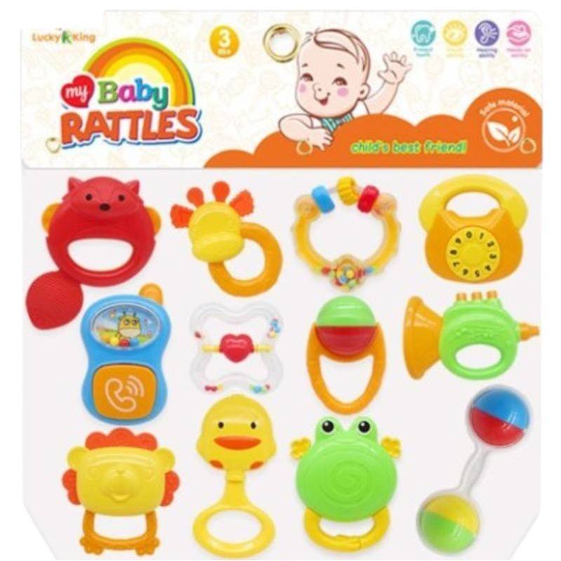 (K225D398) Baby Rattle Set 12 Pcs