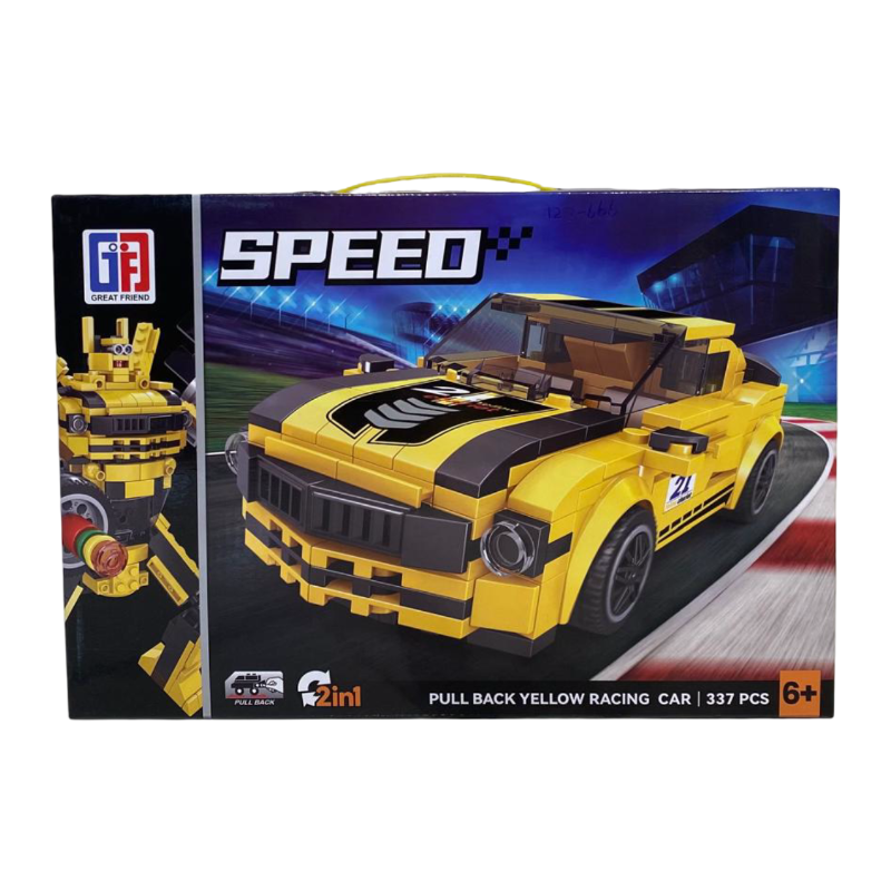 (123-666) 337Pcs Block Car, P.Box