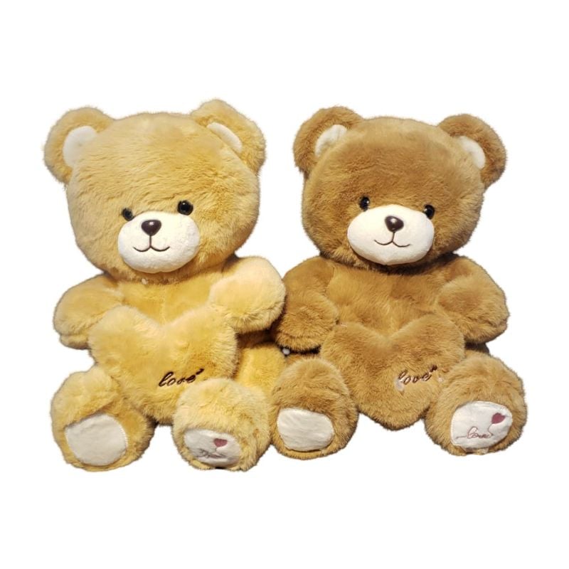 (LoveBear-45Cm) Brown Love Bear 45Cm Medium