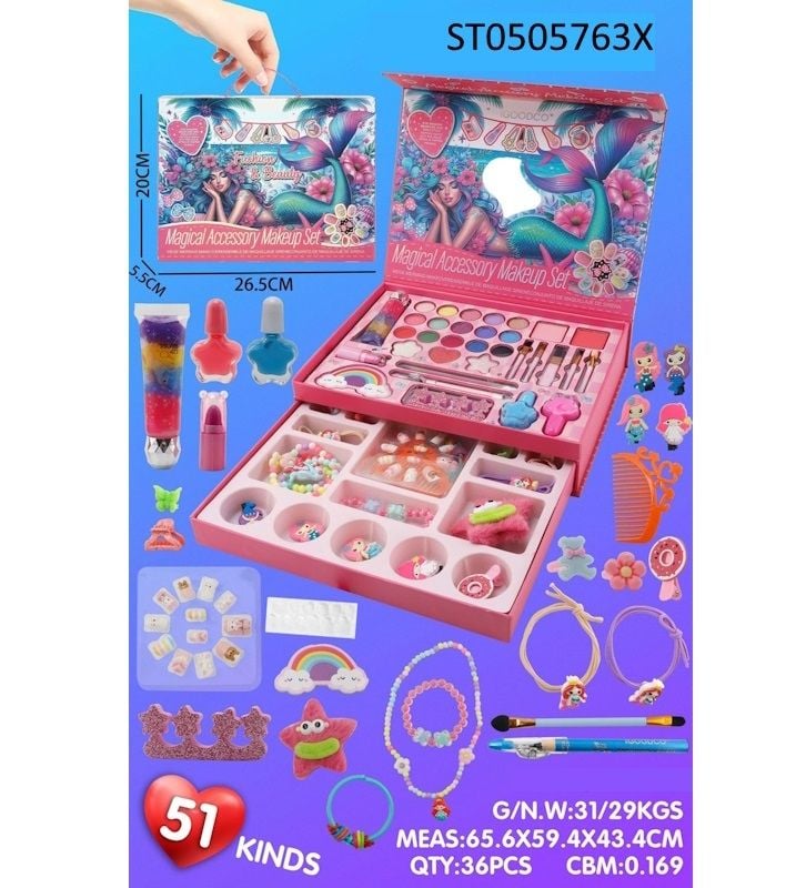 (LK3108) Make Up Set,Box
