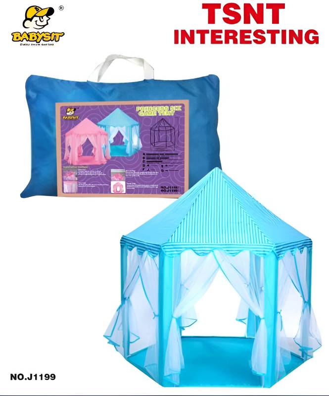 (J1199) Tent Set,Blue Color,Pvc Hand Bag2