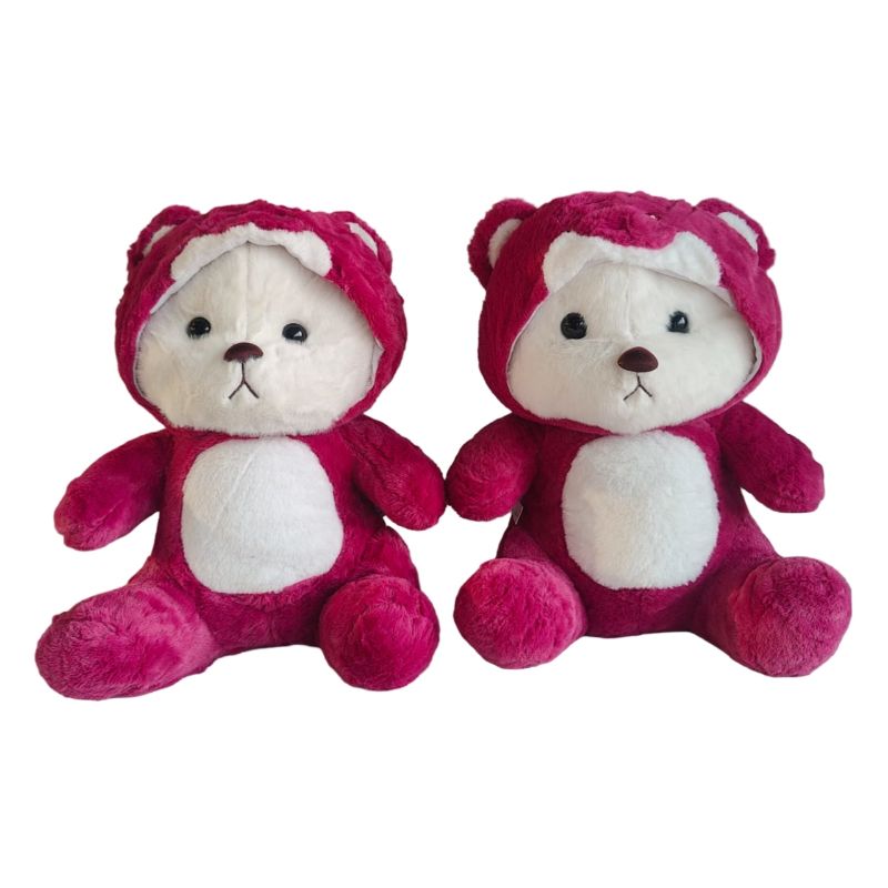 (CapBear-40Cm) Lg4 Hoddie Cap Bear Medium 40Cm