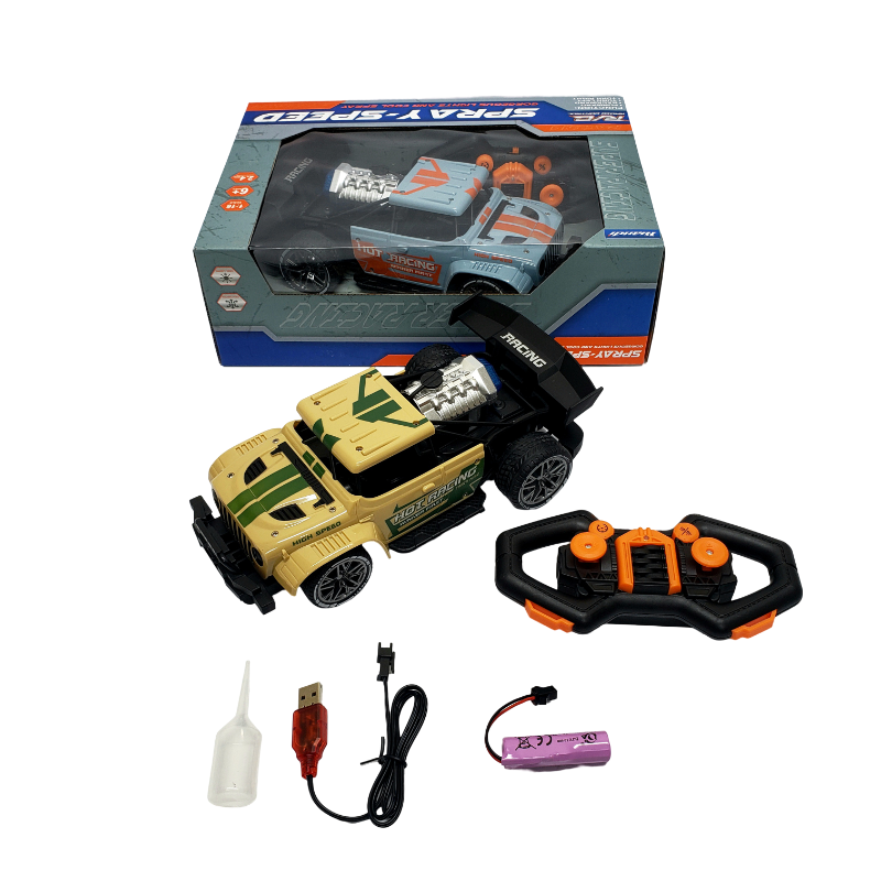 (YD898-MT1845) 2.4G 1:16 R/C Spray Jeep Car Toy