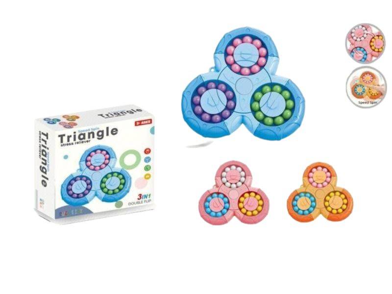 (JP890) 3 In 1 Double Flip Triangle Stress Relie