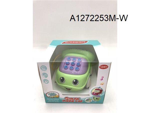 (592B) Friction Telephone, W/Music, W.Box