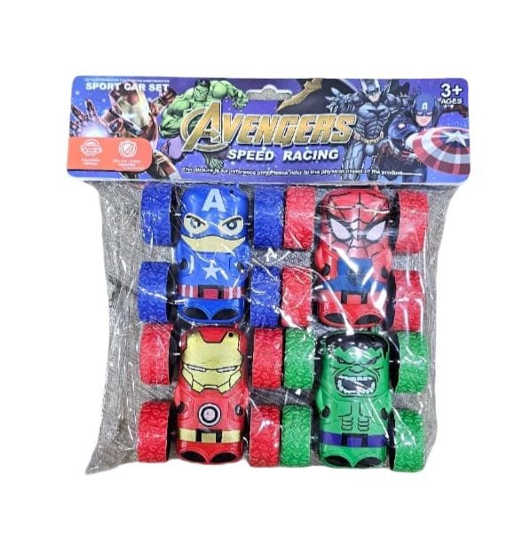 (268B) Friction Car 4 Pcs Set-B