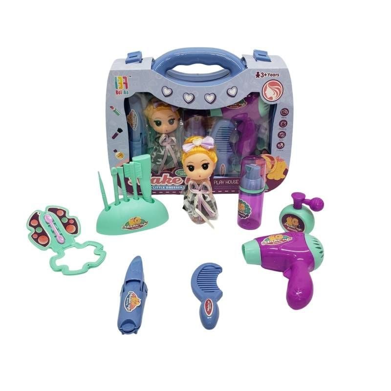 (608mb) Make Up Box W/Doll Hand Card