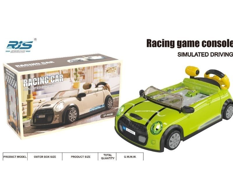 (SJ803C) B/O Racing Game Console,W/Light&Music, P