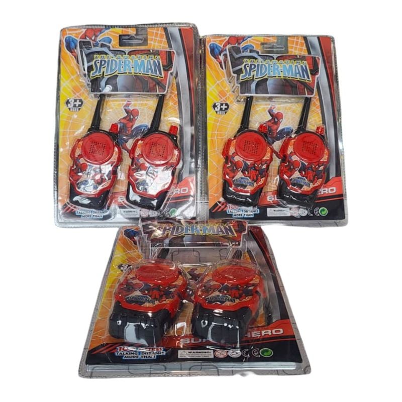(2290-6) Spiderman Wakie Talkie,D.B.Card