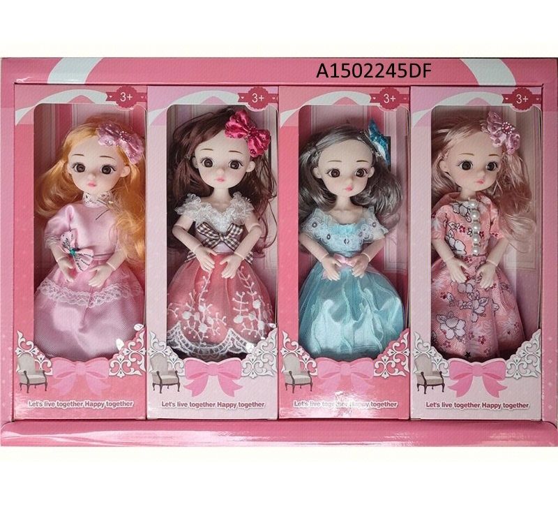(TT41A) 9 Inch Doll4Asst In/D.Bx Flat Pack