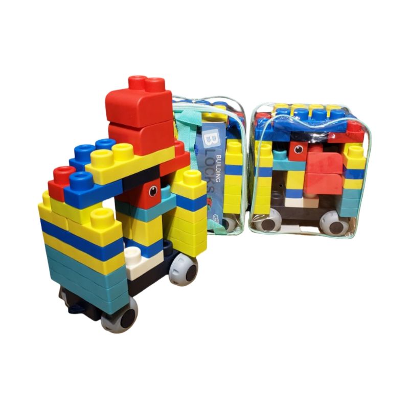 (XM3021-A40) 40Pcs Block, Pvc Bag